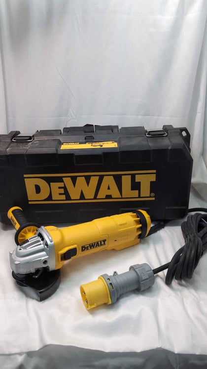 DeWALT DWE4206 110V 115mm 1100RPM Angle Grinder - Cased **BRAND NEW**