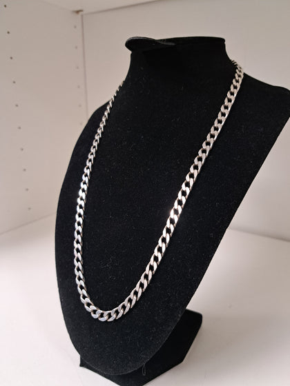 925 Silver Curb Chain - 21Inch/5mm - 28.49g - Great Yarmouth