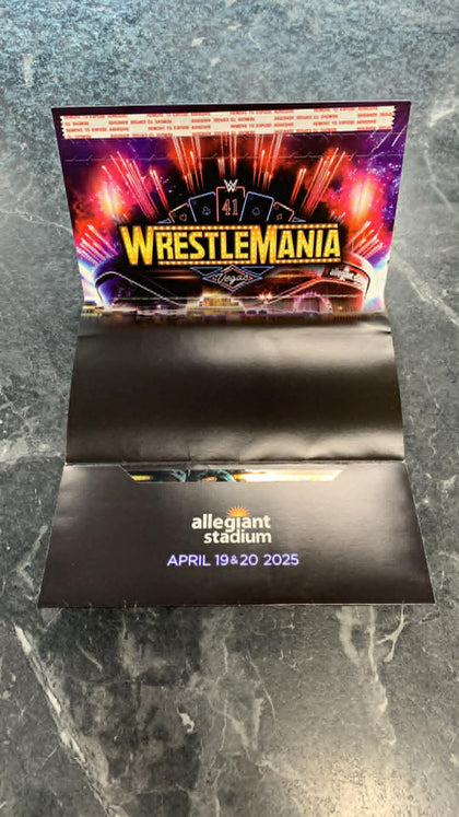 WrestleMania 41 Live Event Ticket - With Pouch