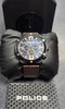 Police Armor II Black Dial Black Leather Strap Watch 15047