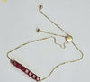 9ct Gold Ruby Tennis Bracelet
