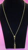 9ct yellow gold Loop Link chain With Tassel - 10.14G - 20 - 24" - Hallmarked