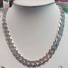 Silver Curb Link Necklace - 80.74g - 16"