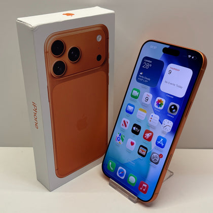 Apple iPhone 17 Pro Max Unlocked Model A3526 256GB in Cosmic Orange Boxed