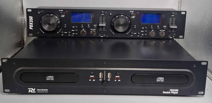 Dual DJ CD Mixer - PD PDX350 Rack Mountable CD, MP3 USB Player *collection only*