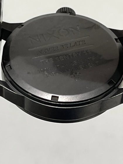 Nixon Sentry SS Watch Gunmetal/Blue Crystal