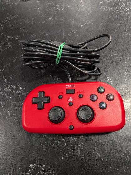 Hori Red wired retro ps4 controller Mini Gamepad
