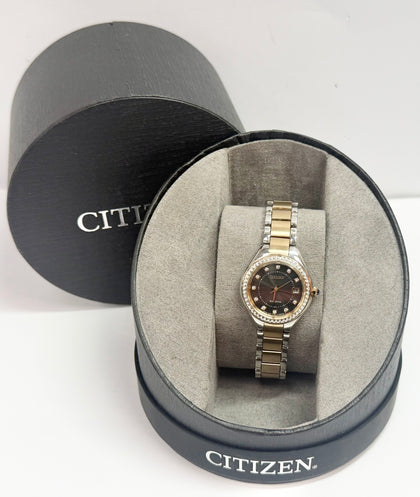 Citizen Ladies Eco-Drive Two Tone Bracelet Watch