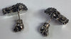 Alexander McQueen Pave Skull Stud Earrings