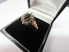 9CT GOLD CZ RING  SIZE M 2.8gr