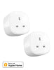 Meross Smart Wi-Fi Plug, MSS210HK, 2 Pack (UK Version) - Homekit