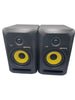 KRK Rokit 5 White Noise Powered Active Studio Monitor (Pair) - Black, With Wires