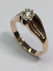 9CT GOLD DIAMOND RING
