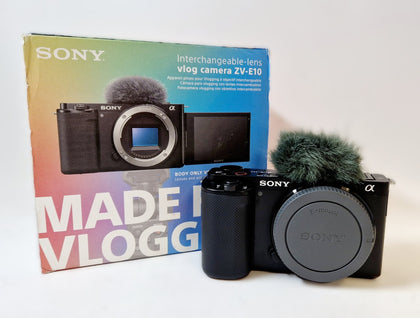 Sony ZV-E10 Mirrorless Camera (Body Only, Black)