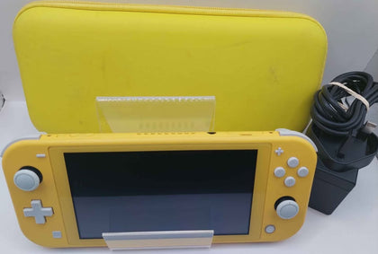 Nintendo Switch Console 32GB yellow with yellow case unboxed *light scratches on screen and back*