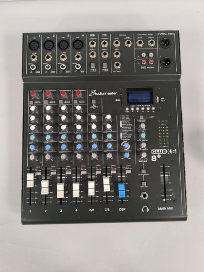 Studiomaster Club XS 8+ 8 Channel Mixer