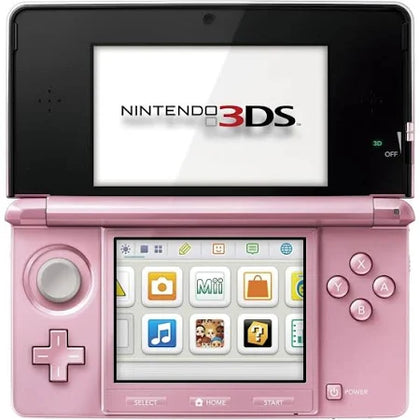 Nintendo 3DS Console Pink & 2 Games
