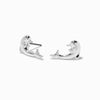 Claire's Dolphin Stud Earrings | Silver