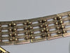 9ct Gold 5 Bar Gate Bracelet with Safety Chain
