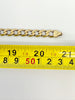 9ct yellow gold curb link chain 21"