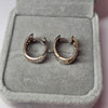 18ct English Lock Earrings