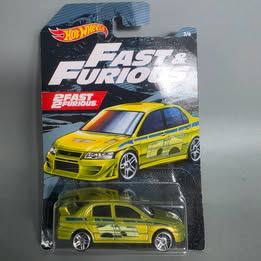 Hot wheels 2 Fast 2 Furious Mitsubishi Lancer Evolution