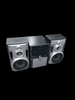 Panasonic sa-ak750 Stereo System with 5 disc CD Player and 2 speakers