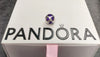 Genuine Pandora "Love You" Purple Enamel Hearts S925ALE Charm 790543EN13 Retired