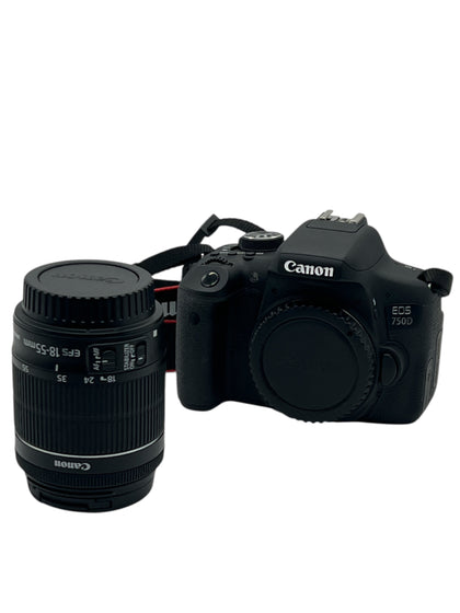 Canon EOS 750D with 18-55mm lens