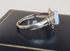 9ct Yellow Gold Ring With White Stone - 1.94G - Size P - Hallmarked