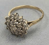 9ct Gold Cluster Ring