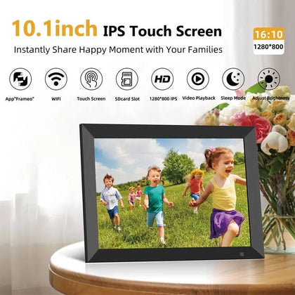 Frameo Digital Photo Frame, 10.1 Inch Smart Wifi 10.1