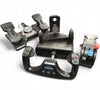 Saitek Yoke Flight Controller w/Logitech Flight Rudder Pedals