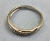 9ct Gold Diamond Ring "P"