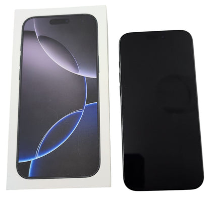 Apple iPhone 16 Pro Maxx, 256GB, 100% Battery Health, Black, Unlocked