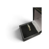9CT Gold Diamond Ring, Black Square CZ Stones, 2.1Grams, Size O (HALLMARKED & TESTED)