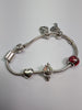 Silver Pandora Charm Bracelet With Charms