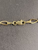 14CT - Yellow Gold Necklace with Silver Balls - 5.35g - 20"