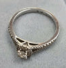 18ct White Gold Diamond Ring Size P