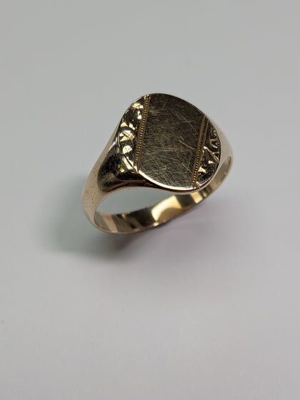 9ct Gold Signet Ring