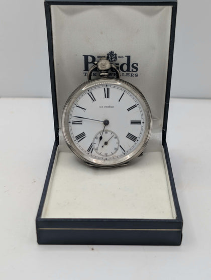 La Fidele Open-Face Pocket Watch