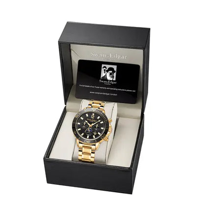 Swan & Edgar Limited Edition Swan & Edgar Hand Assembled Sports Calendar Automatic Watch ***Boxed, With Card***
