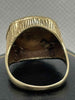 1/10 Krugerrand 3.39G 22K Ring 5.54G 9K yellow gold Size P