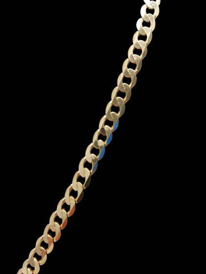 9ct Yellow Gold Curb Chain Necklace - 30.36 Grams - 20