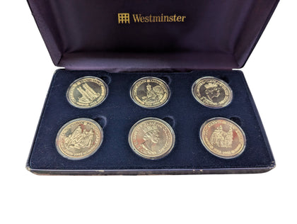 Westminster The Royal Family Commemorative Coin Collection 6 Coins