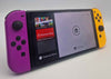 Nintendo Switch Console, 64GB, OLED, With Purple & Orange Joy-Cons, White Dock & Charger