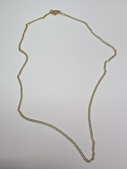 9CT GOLD BELCHER CHAIN 18”