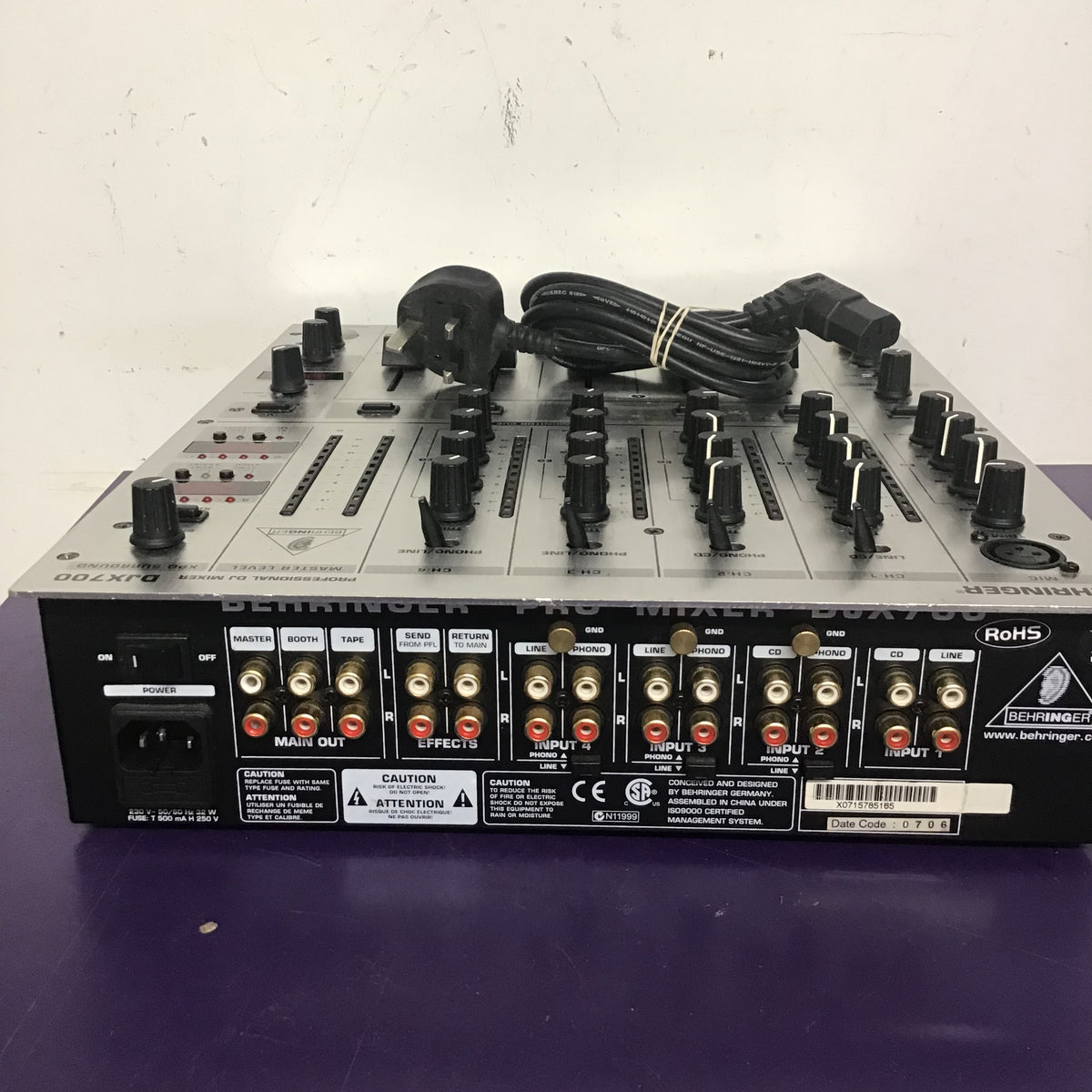 Behringer DJX700 Professional DJ Mixer | Cash Generator