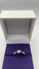 9ct white gold ring