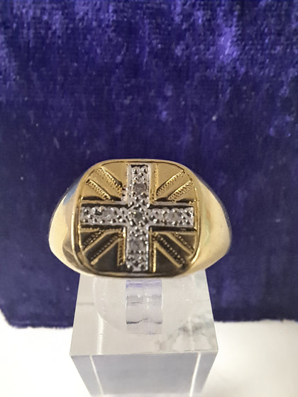9ct Gold DIA Ring - 3.40g - Size T - Great Yarmouth